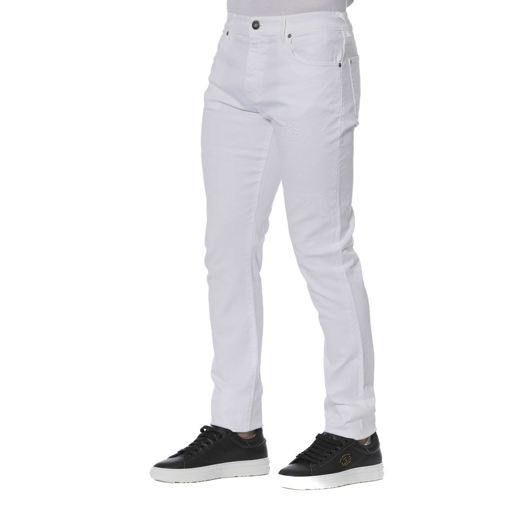 Trussardi Jeans White Cotton Men Jeans by Trussardi Jeans