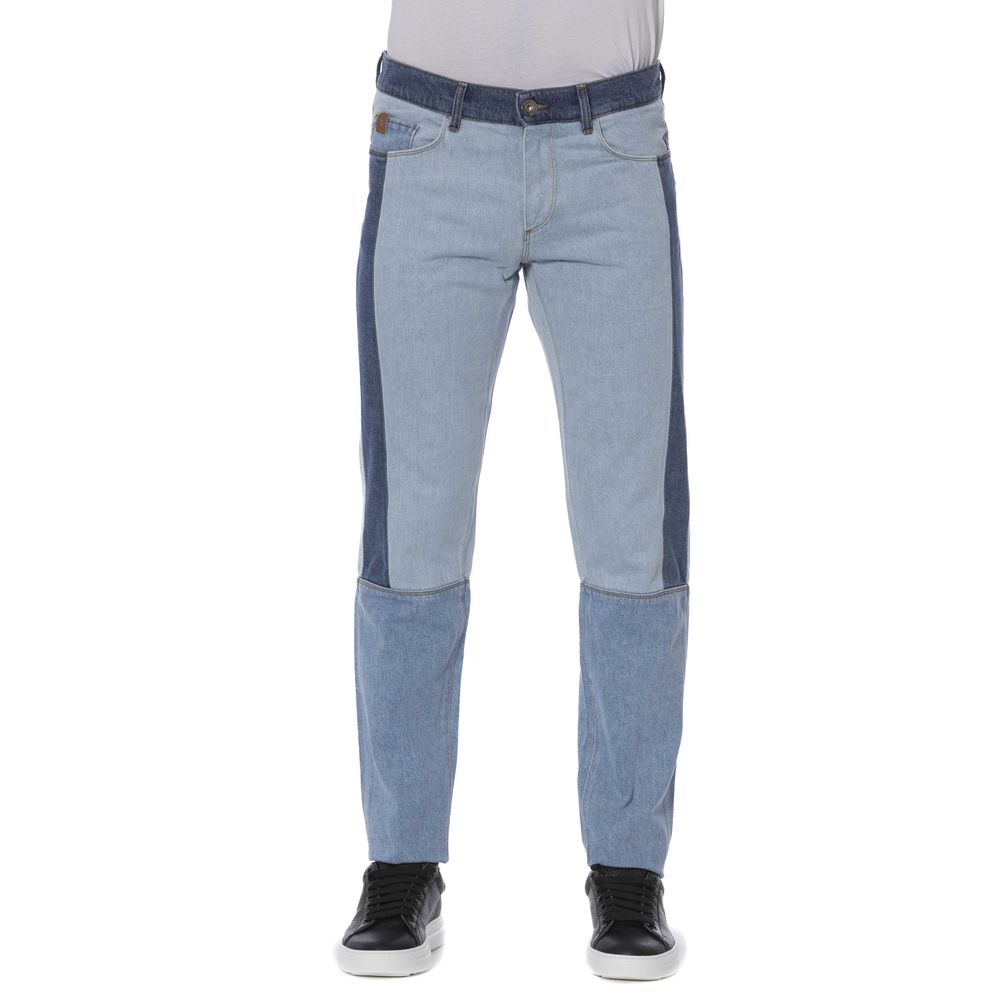 Trussardi Jeans Blue Cotton Men Jeans by Trussardi Jeans