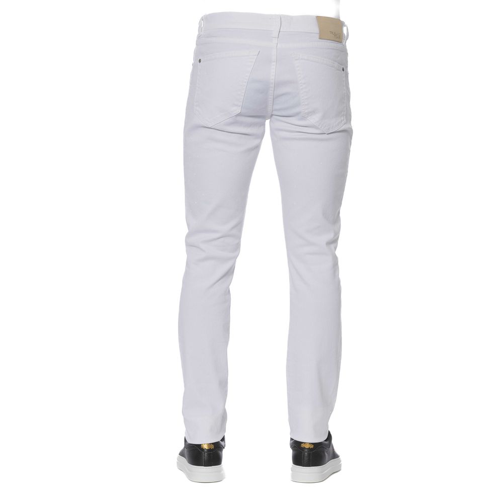 Trussardi Jeans White Cotton Men Jeans by Trussardi Jeans