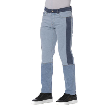 Trussardi Jeans Blue Cotton Men Jeans by Trussardi Jeans