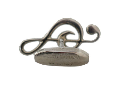 Boutons de manchette élégants en argent Dolce &amp; Gabbana