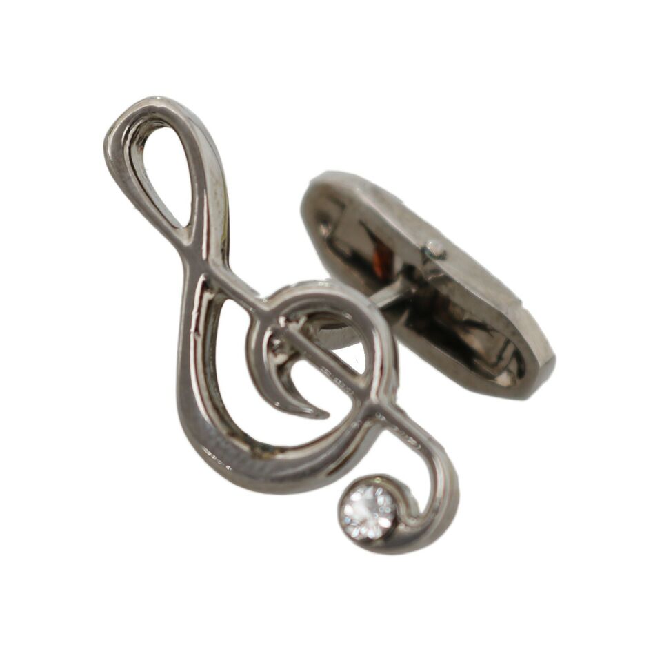 Boutons de manchette élégants en argent Dolce &amp; Gabbana