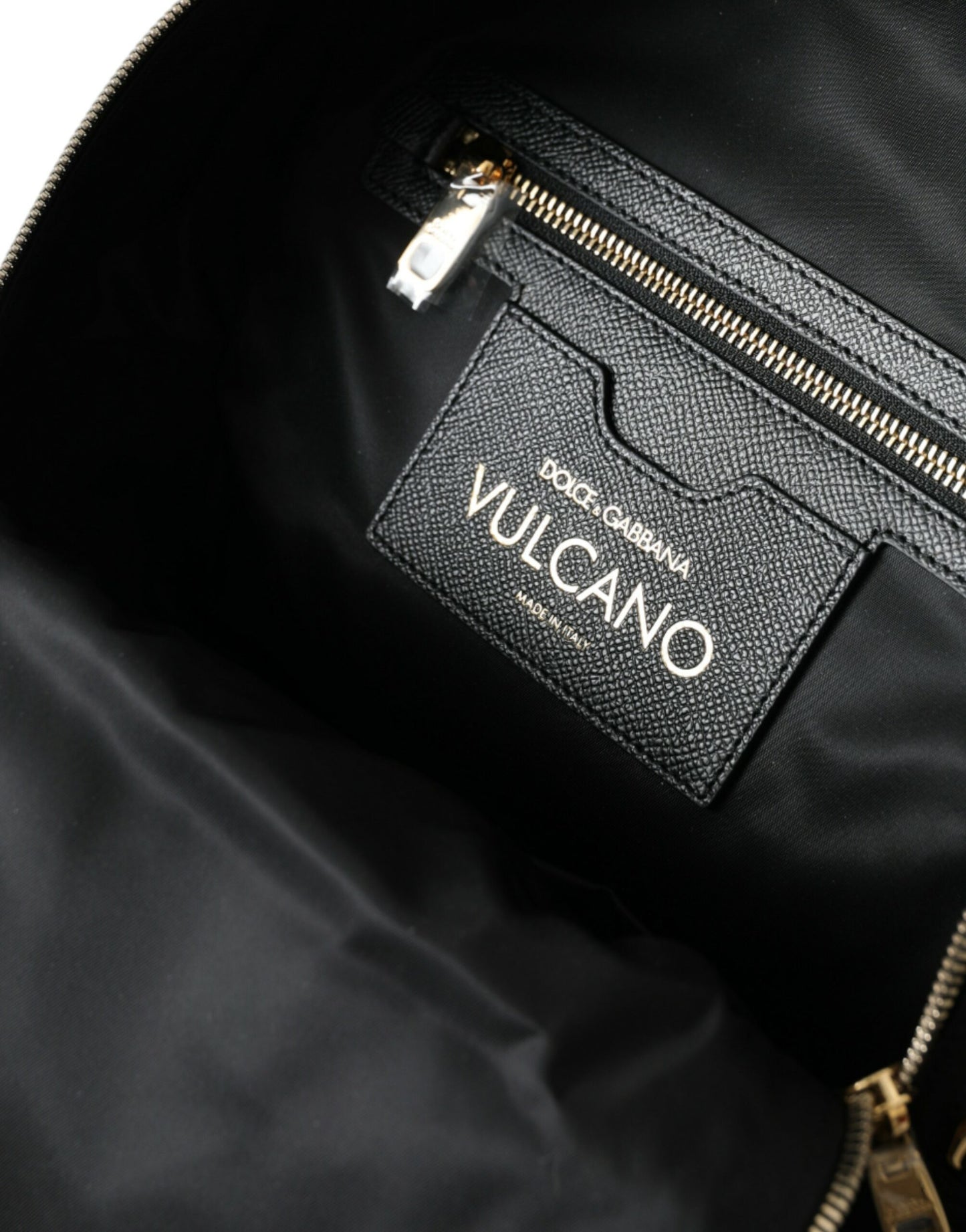 Sac à dos noir élégant orné Dolce &amp; Gabbana