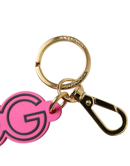 Porte-clés Dolce &amp; Gabbana Chic Or et Rose Élégance