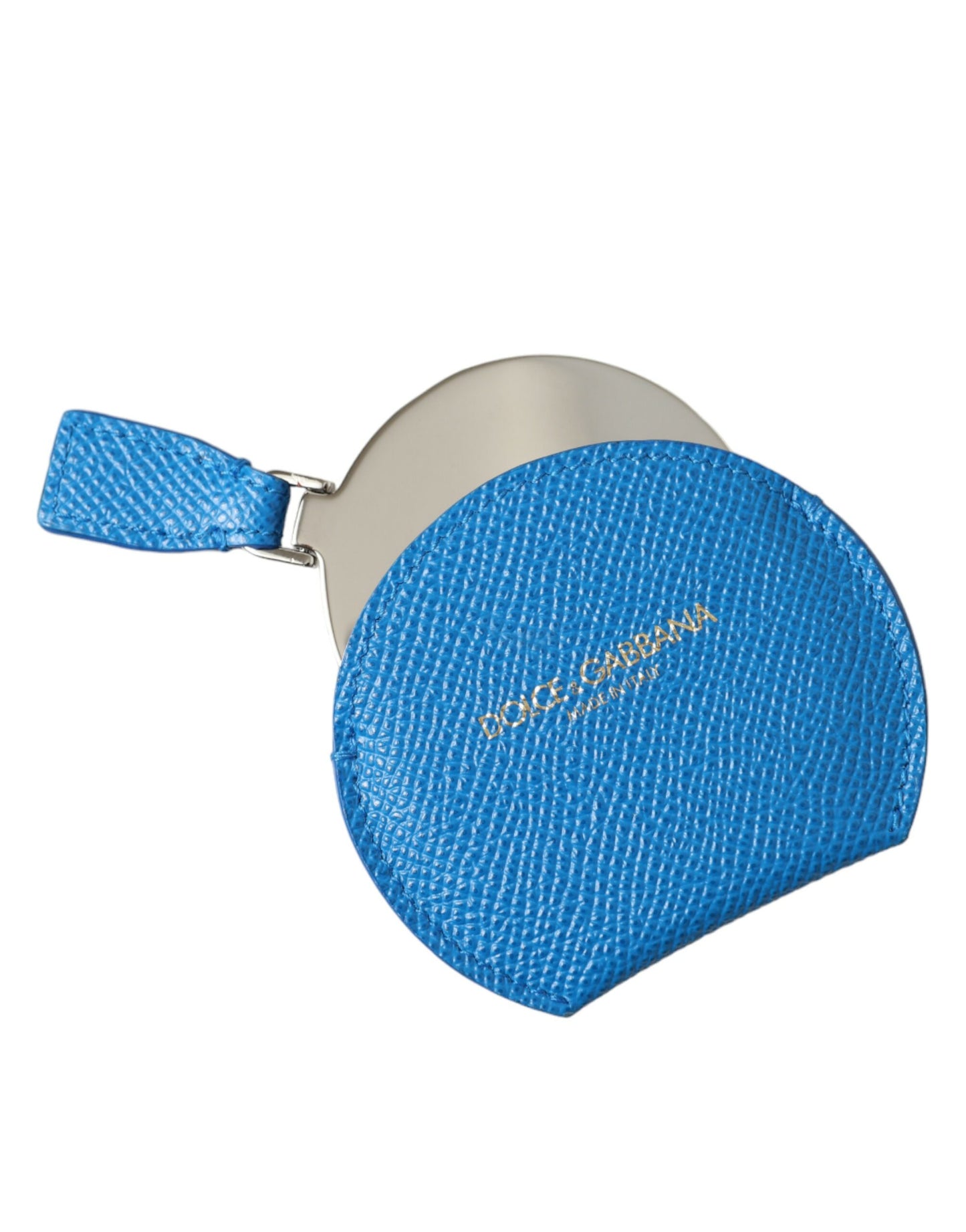 Porte-miroir élégant en cuir bleu Dolce &amp; Gabbana