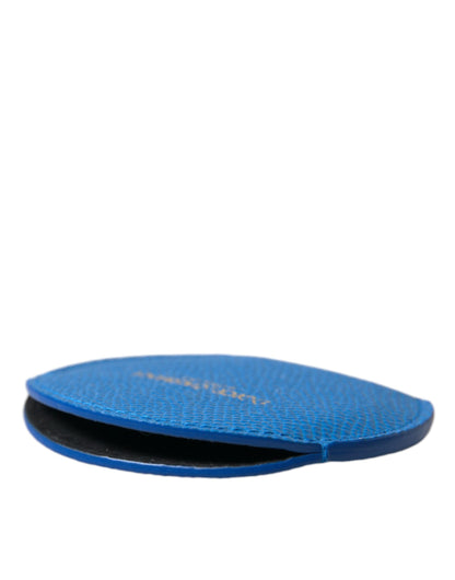 Porte-miroir élégant en cuir bleu Dolce &amp; Gabbana