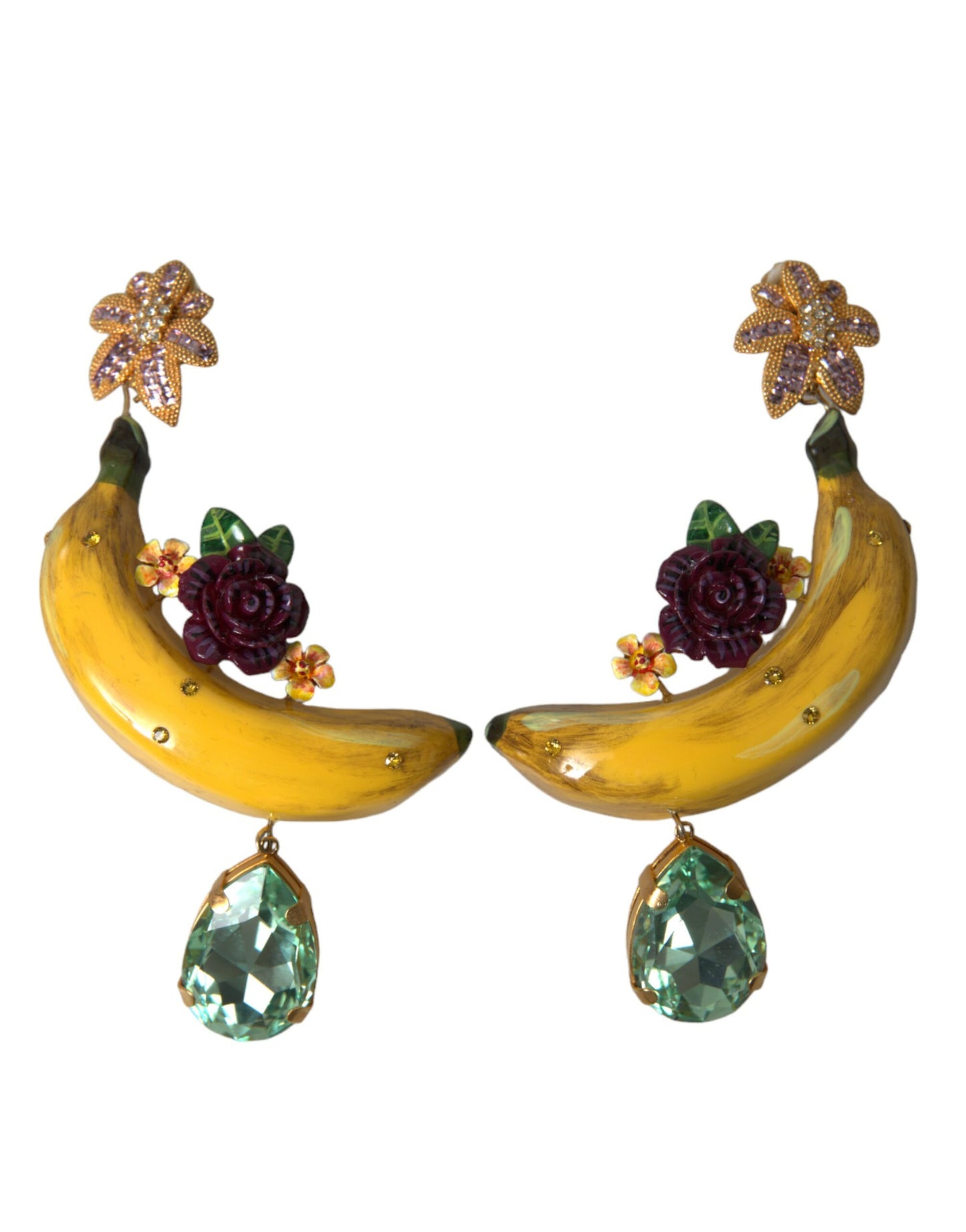 Boucles d'oreilles pendantes à clip banane chic Dolce &amp; Gabbana