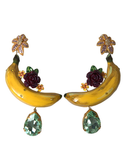 Boucles d'oreilles pendantes à clip banane chic Dolce &amp; Gabbana