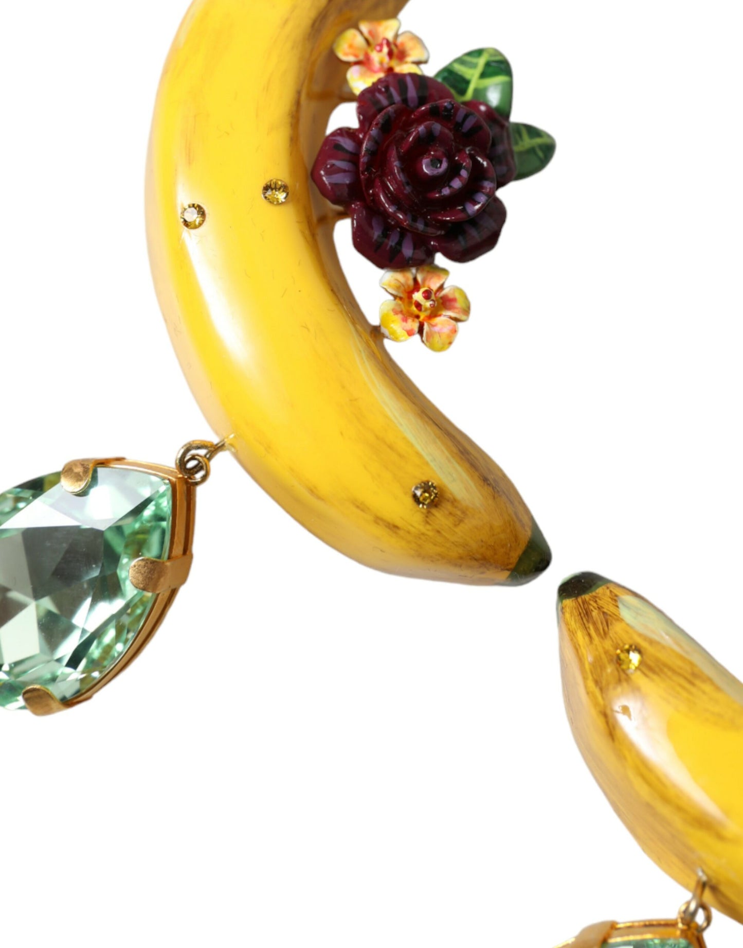 Boucles d'oreilles pendantes à clip banane chic Dolce &amp; Gabbana