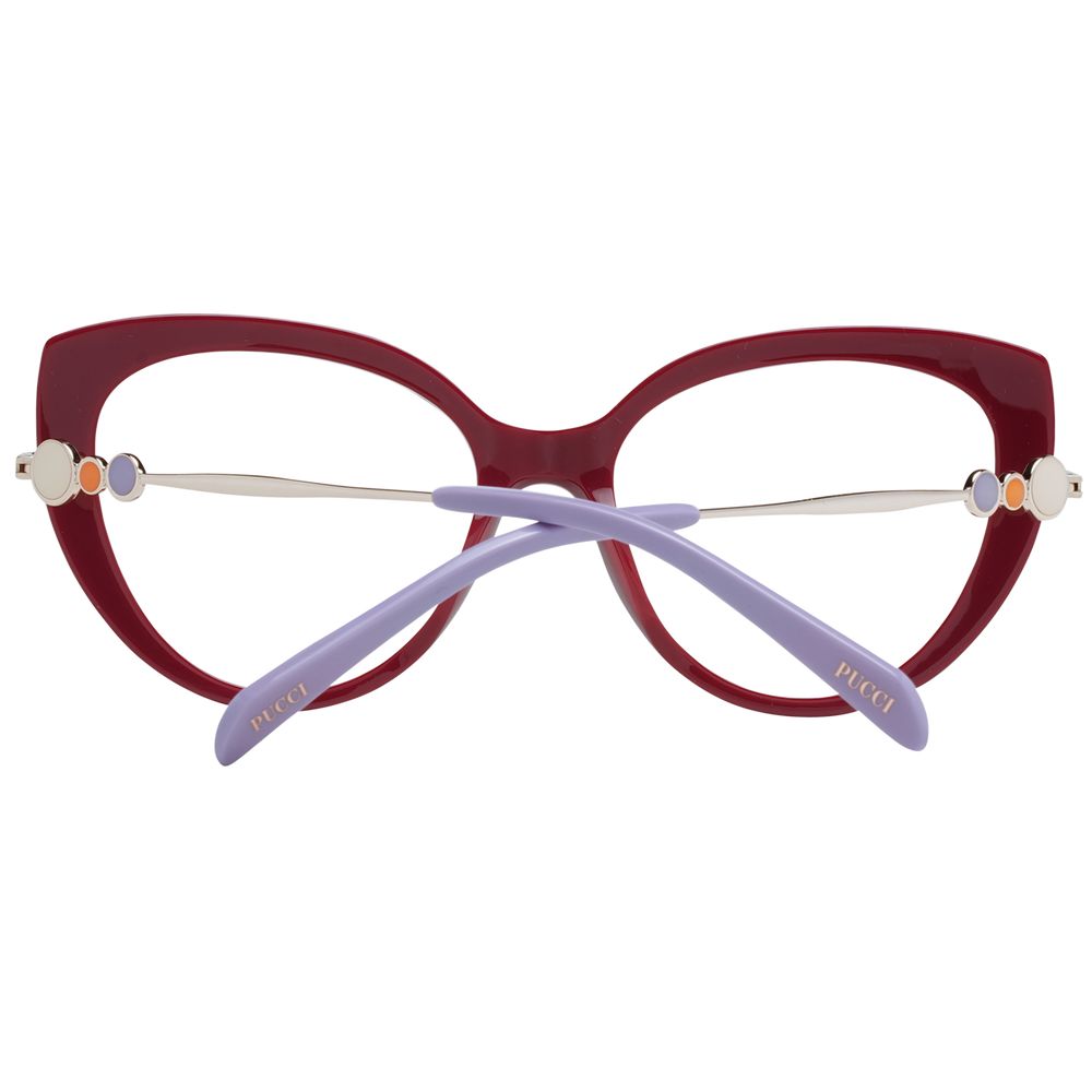 Emilio Pucci Red Women Optical Frames by Emilio Pucci