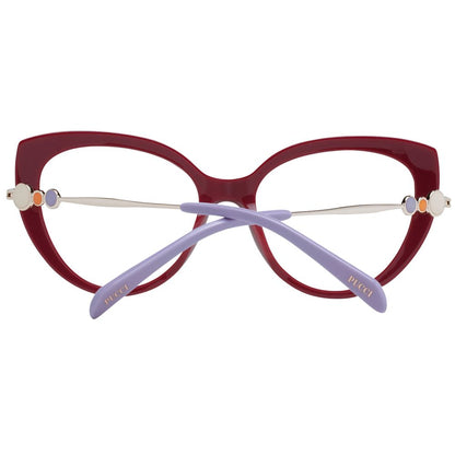 Emilio Pucci Red Women Optical Frames by Emilio Pucci