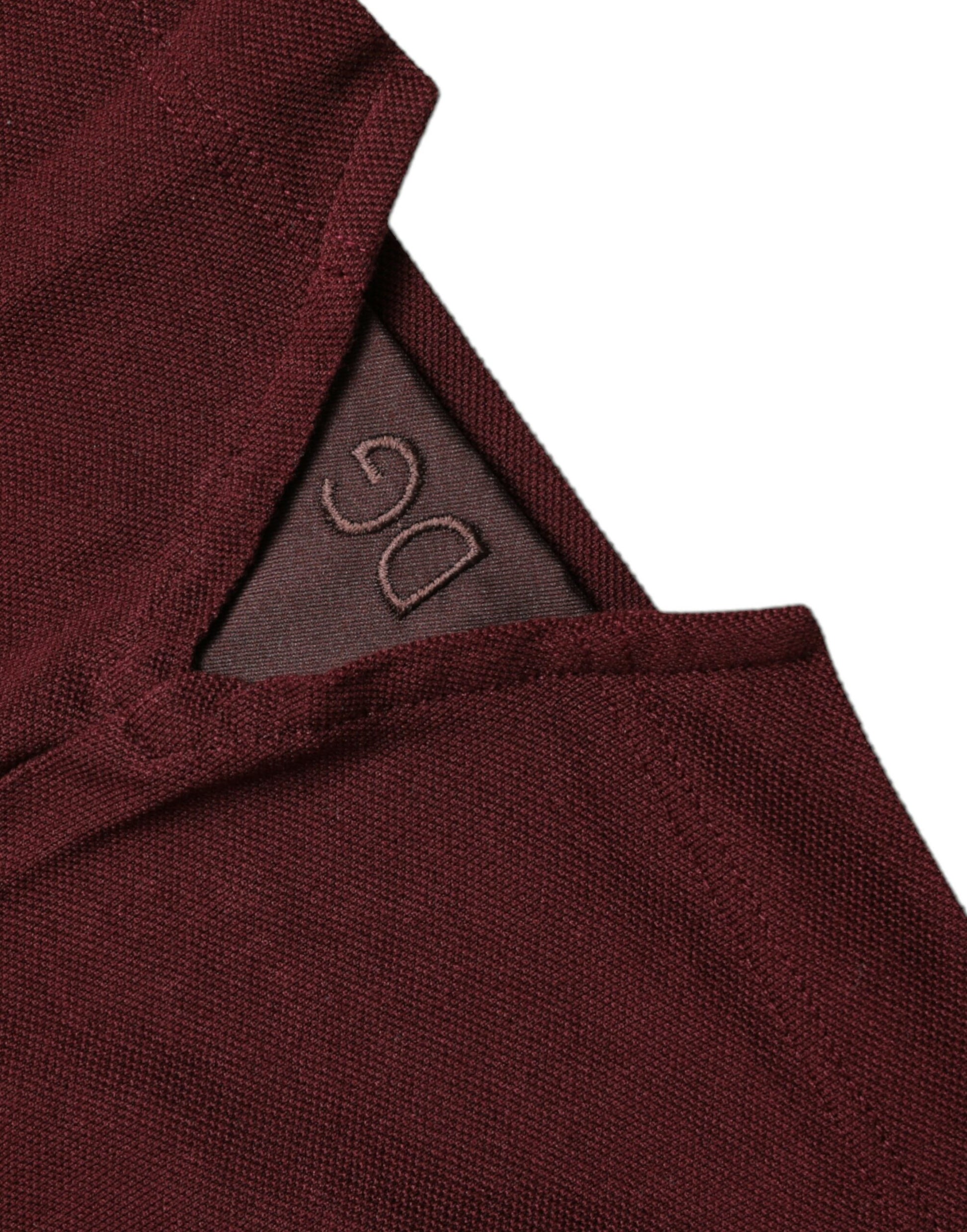 Dolce & Gabbana Maroon Collared Short Sleeves Polo T-shirt by Dolce & Gabbana