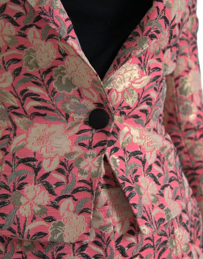 Costume deux pièces slim rose élégant Dolce &amp; Gabbana