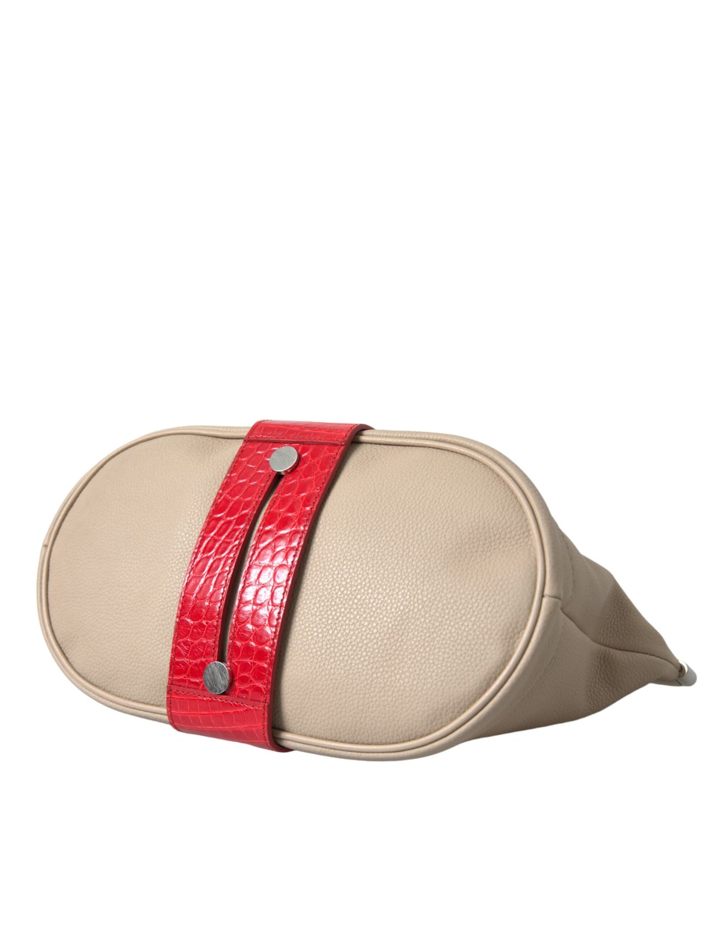 Pochette Balenciaga en cuir exotique bicolore