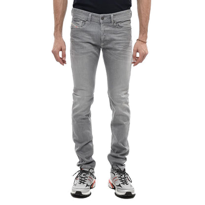 Diesel Gray Cotton Jeans & Pant by Diesel