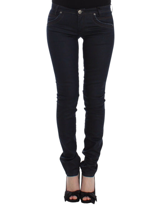 Jean slim bleu foncé chic Ermanno Scervino pour un style élégant