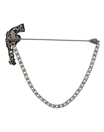 Broche revolver en laiton et cuivre Dolce &amp; Gabbana pour homme