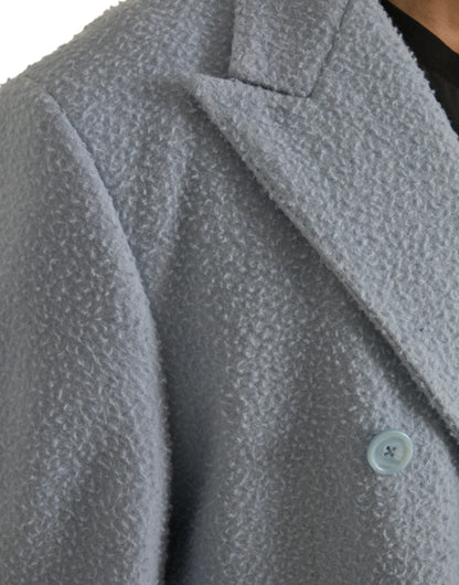Dolce &amp; Gabbana - Trench-coat long croisé bleu