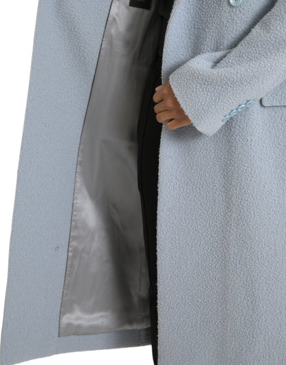 Dolce &amp; Gabbana - Trench-coat long croisé bleu