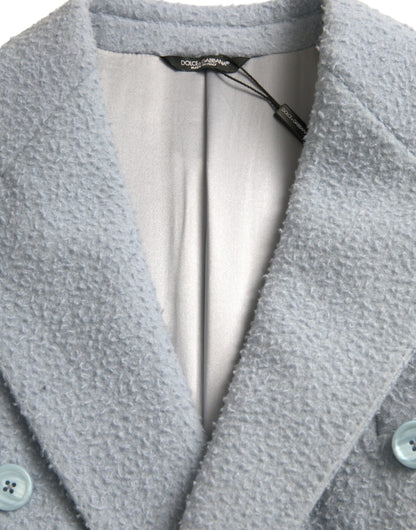 Dolce &amp; Gabbana - Trench-coat long croisé bleu