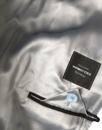 Dolce &amp; Gabbana - Trench-coat long croisé bleu