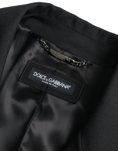 Trench-coat croisé noir Dolce &amp; Gabbana