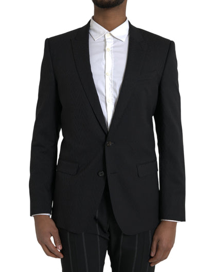 Dolce &amp; Gabbana Veste-manteau slim noire MARTINI