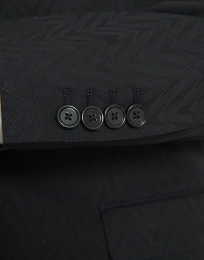 Dolce &amp; Gabbana Veste-manteau slim noire MARTINI