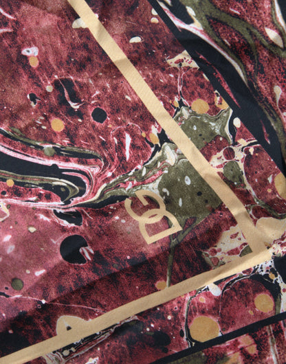 Dolce & Gabbana Multicolor Button Down Silk Shirt by Dolce & Gabbana