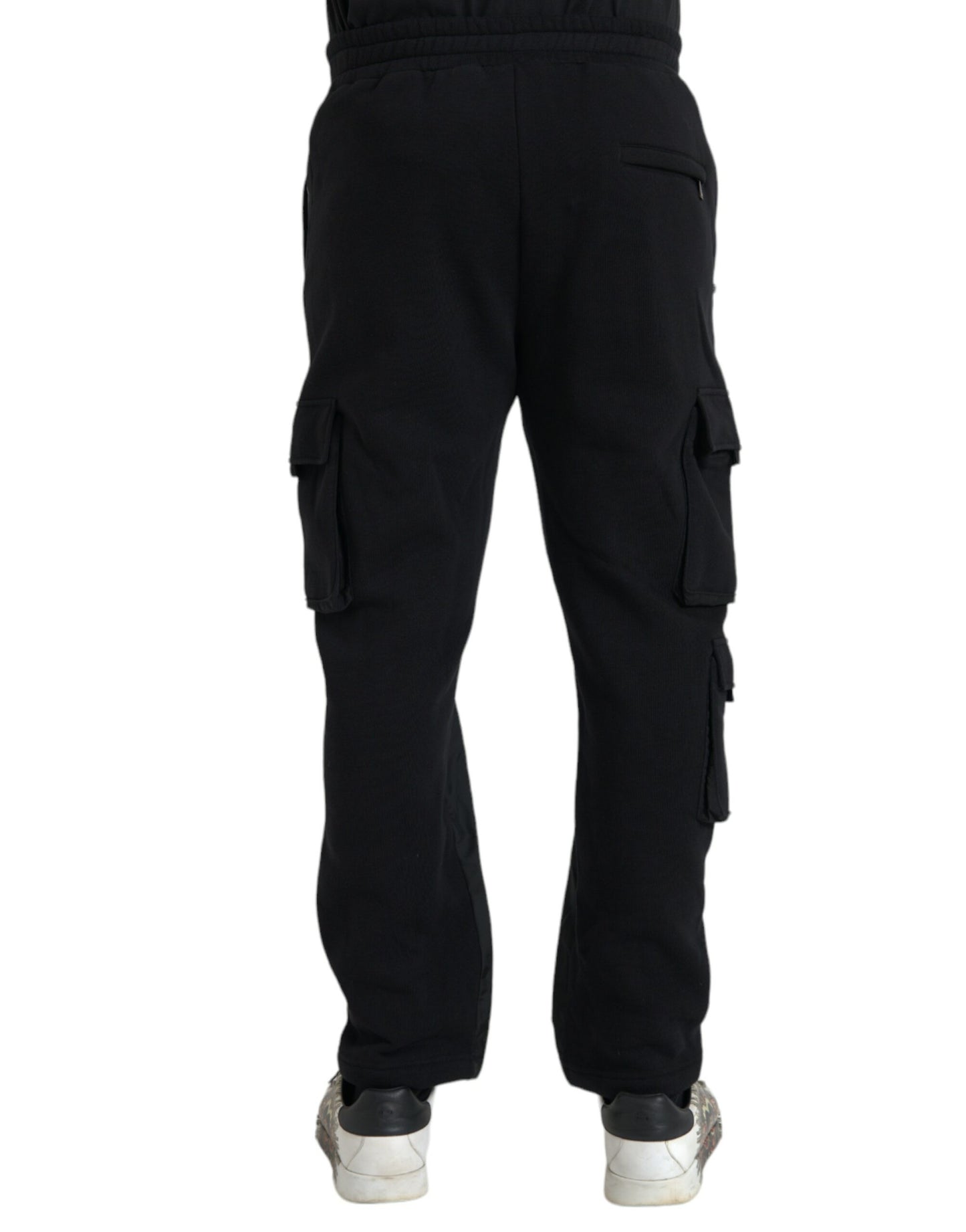 Dolce & Gabbana Black Cotton Blend Skinny Pants by Dolce & Gabbana