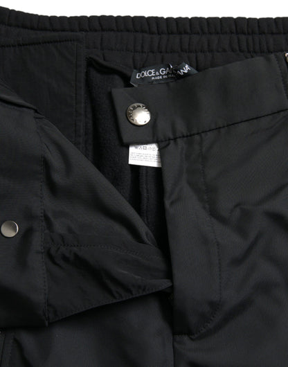 Dolce & Gabbana Black Cotton Blend Skinny Pants by Dolce & Gabbana