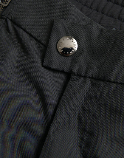 Dolce & Gabbana Black Cotton Blend Skinny Pants by Dolce & Gabbana