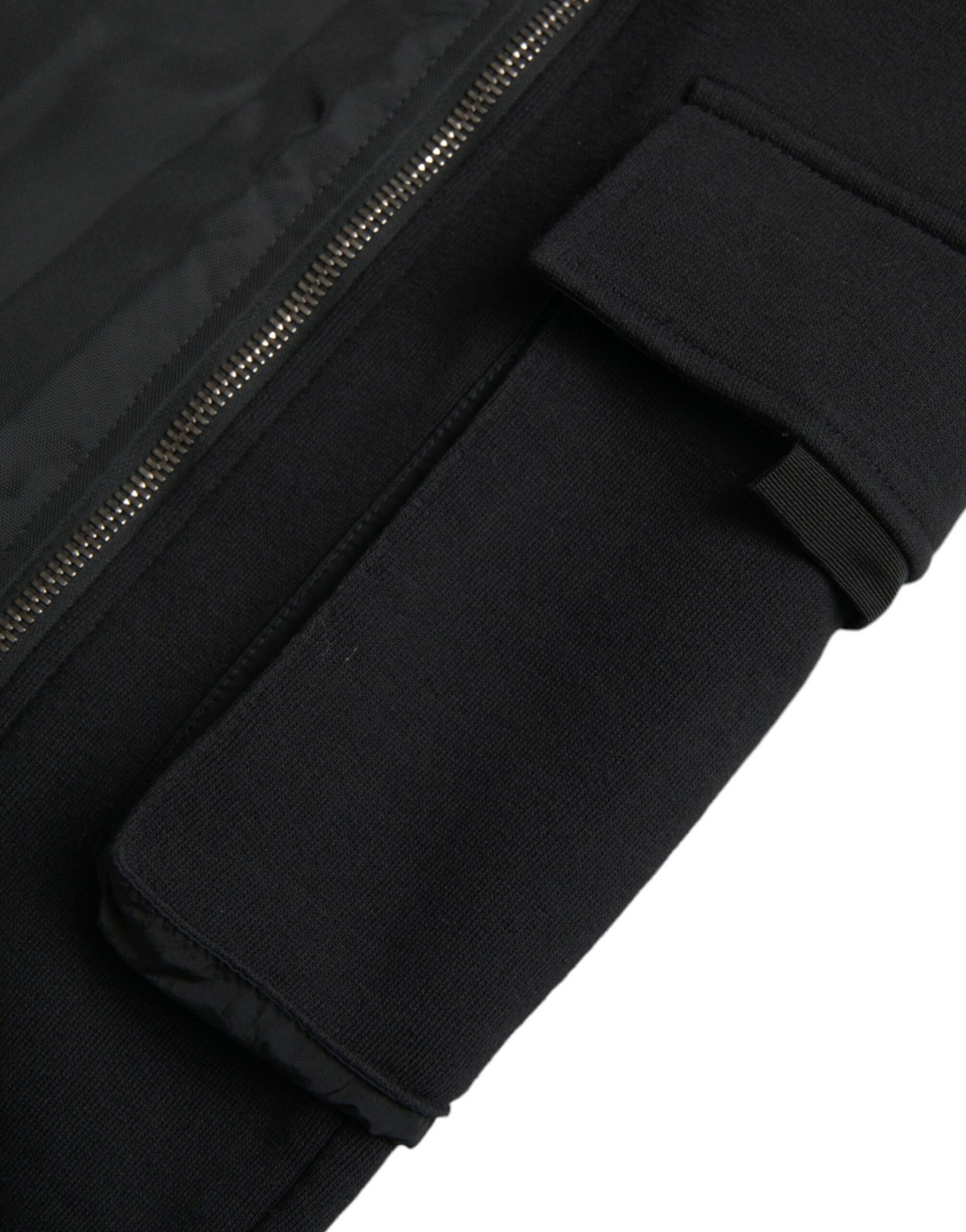 Dolce & Gabbana Black Cotton Blend Skinny Pants by Dolce & Gabbana