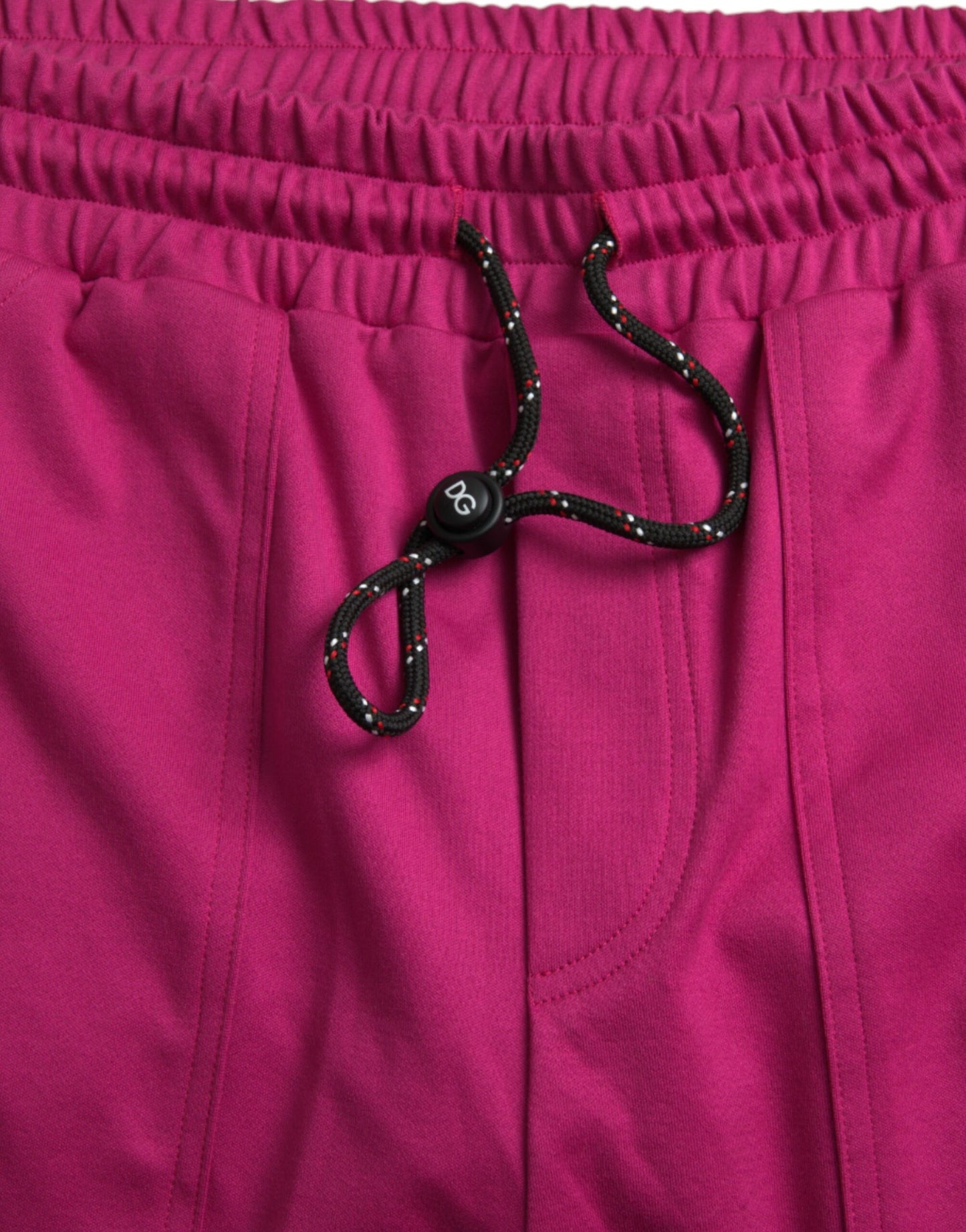 Dolce & Gabbana Pink Logo Cargo Cotton Jogger Sweatpants Pants by Dolce & Gabbana