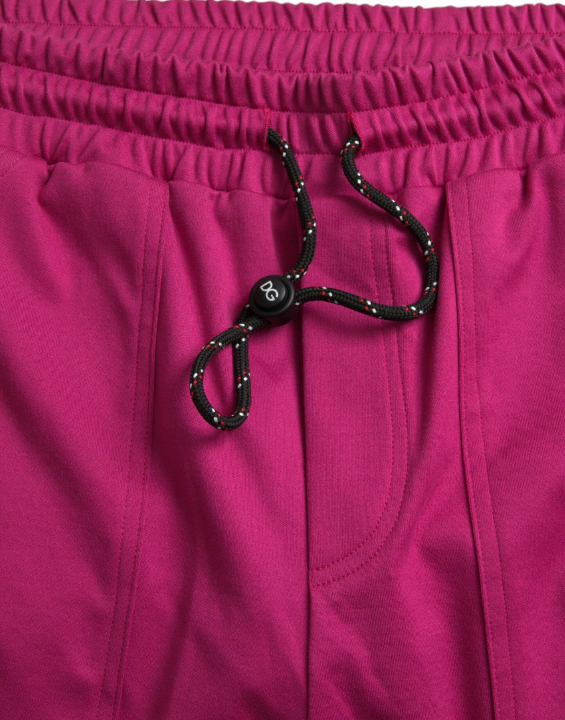 Dolce & Gabbana Pink Logo Cargo Cotton Jogger Sweatpants Pants by Dolce & Gabbana