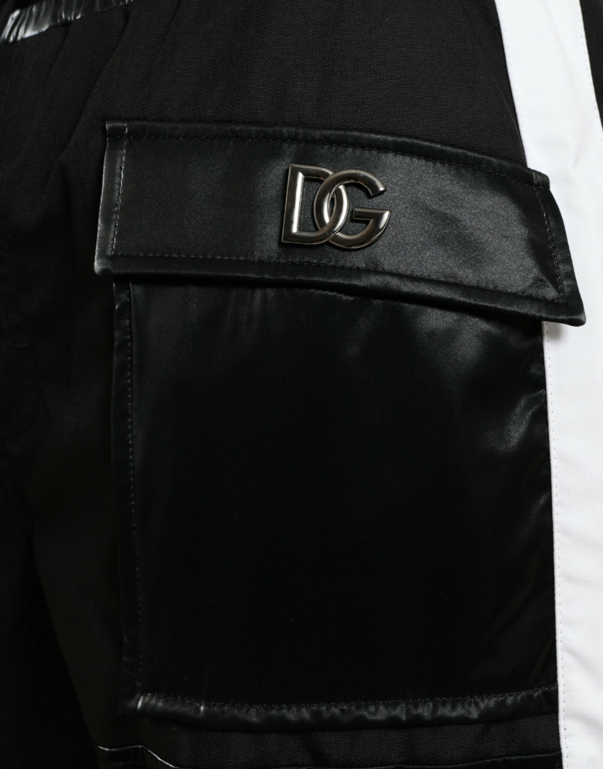 Dolce & Gabbana Black Nylon Cargo Jogger Men Sweatpants Pants by Dolce & Gabbana