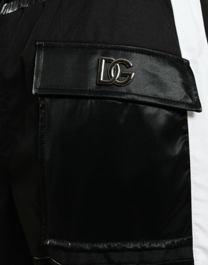 Dolce & Gabbana Black Nylon Cargo Jogger Men Sweatpants Pants by Dolce & Gabbana