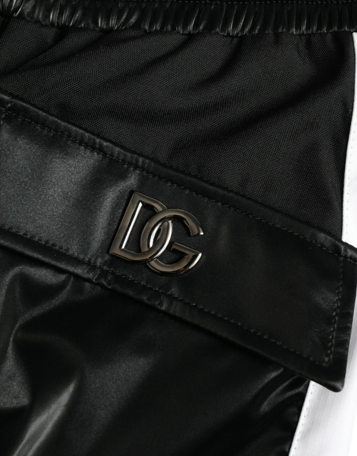 Dolce & Gabbana Black Nylon Cargo Jogger Men Sweatpants Pants by Dolce & Gabbana