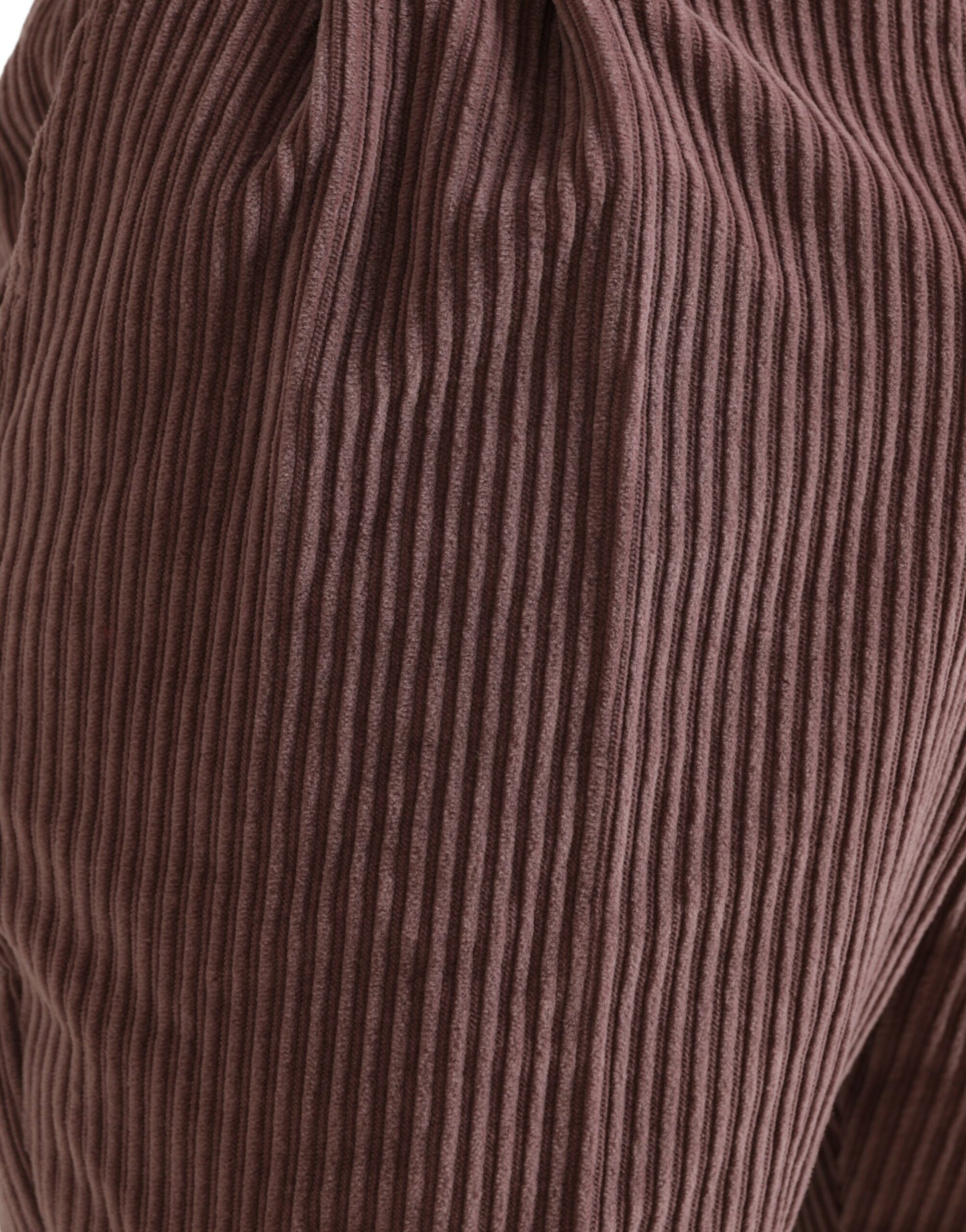 Dolce & Gabbana Purple Corduroy Cotton Stretch Skinny Pants by Dolce & Gabbana