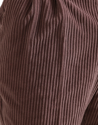 Dolce & Gabbana Purple Corduroy Cotton Stretch Skinny Pants by Dolce & Gabbana