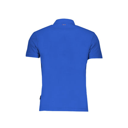 Polo Napapijri en coton bleu
