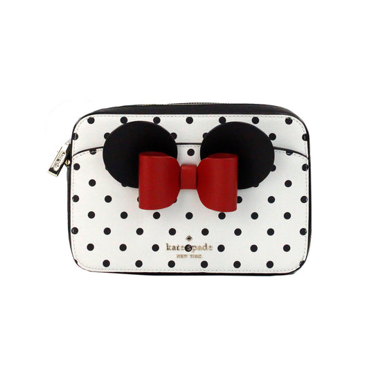 Sac bandoulière en PVC imprimé à pois Kate Spade Disney Minnie Mouse