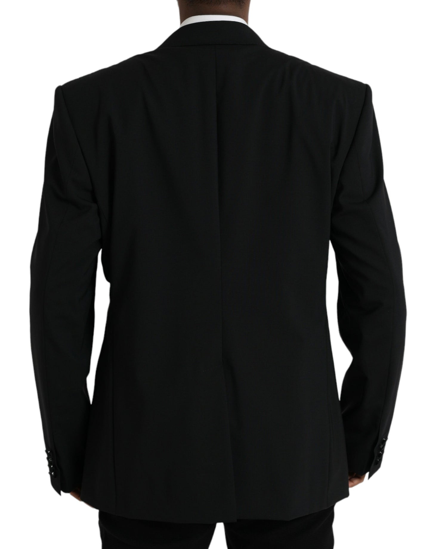Blazer manteau simple boutonnage noir Dolce &amp; Gabbana SICILIA