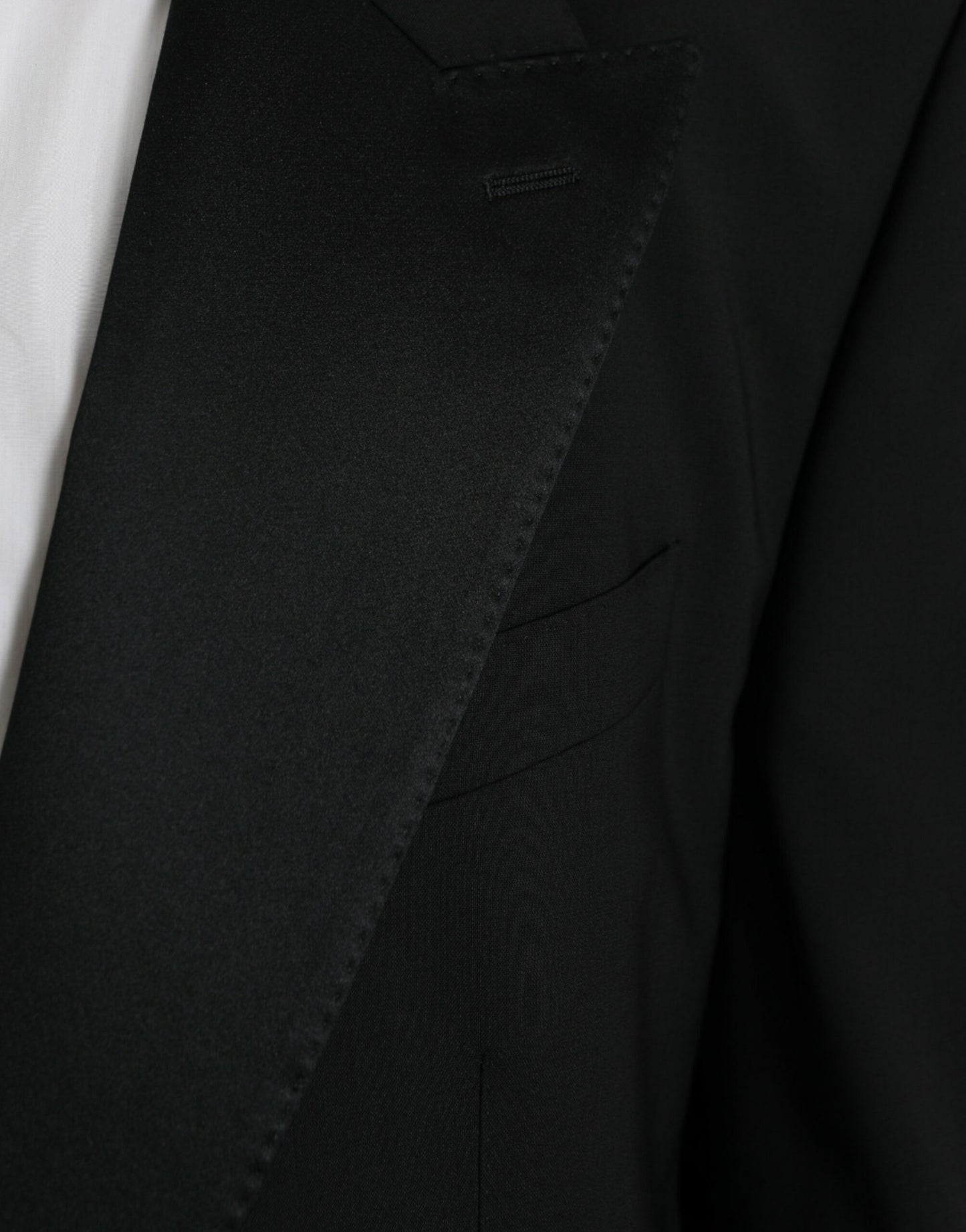 Blazer manteau simple boutonnage noir Dolce &amp; Gabbana SICILIA