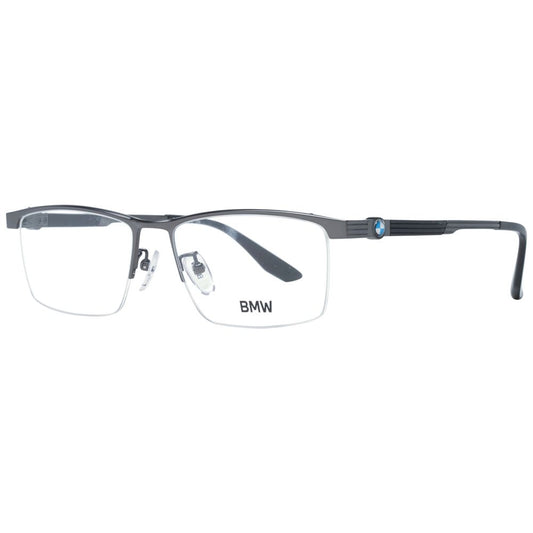 Montures optiques BMW grises pour hommes
