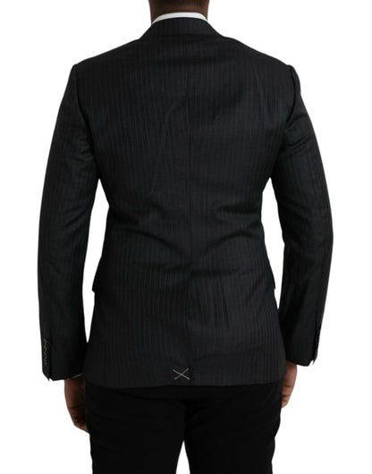 Blazer simple boutonnage à rayures noires MARTINI de Dolce &amp; Gabbana