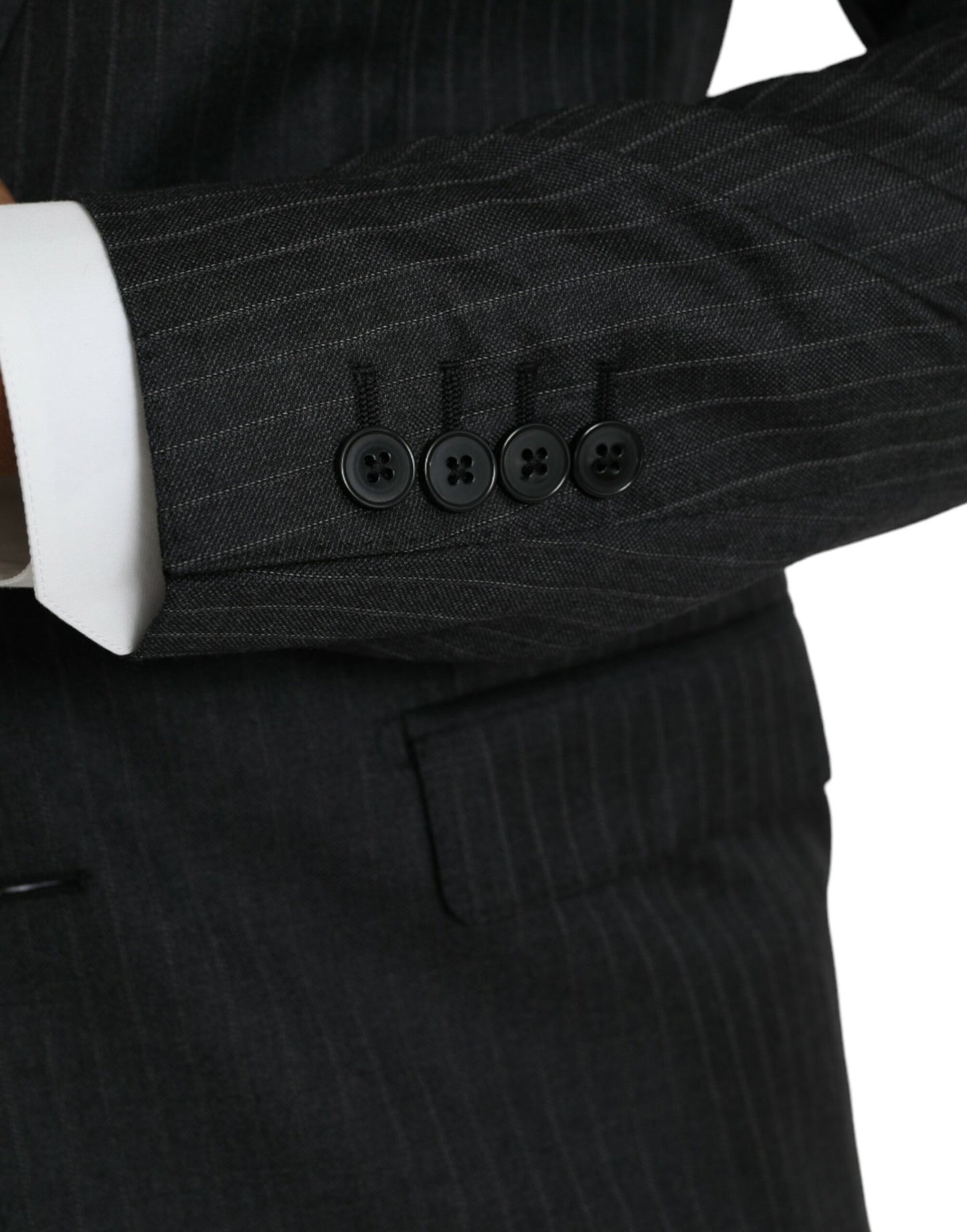 Blazer simple boutonnage à rayures noires MARTINI de Dolce &amp; Gabbana