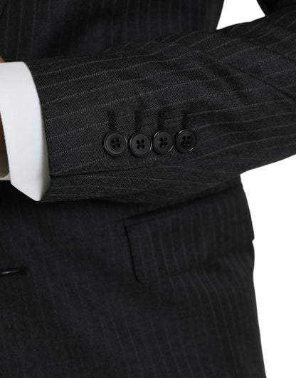 Blazer simple boutonnage à rayures noires MARTINI de Dolce &amp; Gabbana