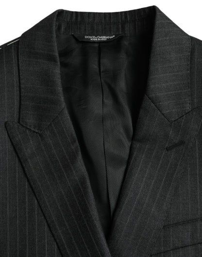 Blazer simple boutonnage à rayures noires MARTINI de Dolce &amp; Gabbana
