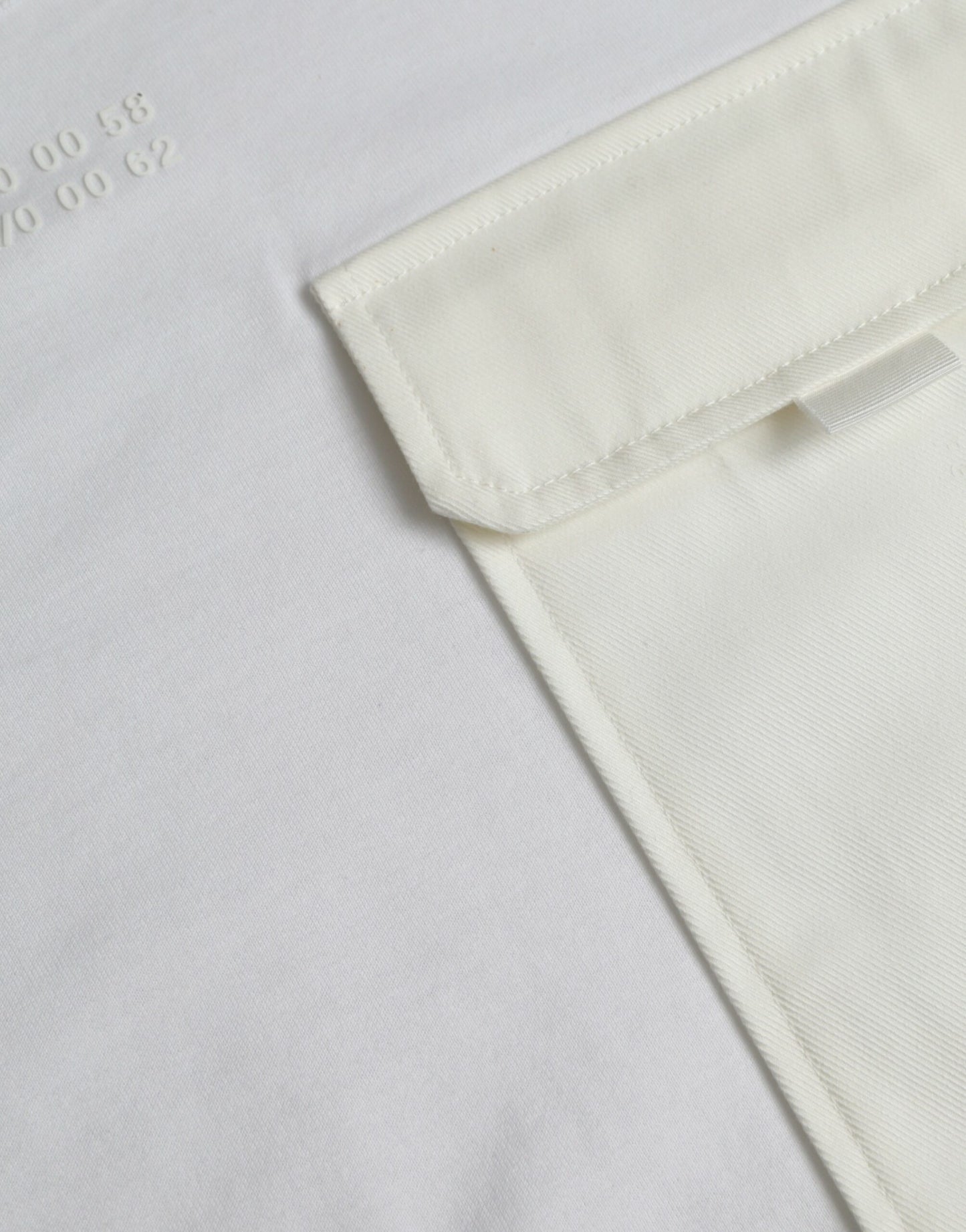 Dolce & Gabbana White Cotton Pocket Short Sleeves T-shirt by Dolce & Gabbana